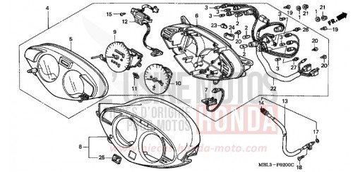 COMPTEUR NT650V1 de 2001